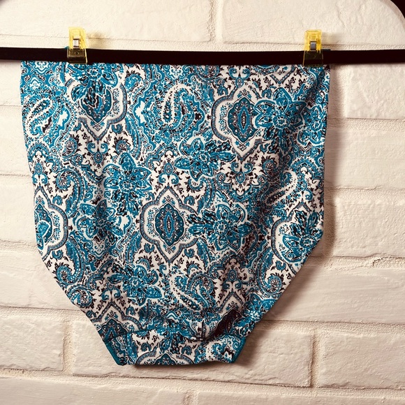 NWT Soma Vanishing Edge Microfiber Panty Underwear High Leg L Cape Paisley #0412 - Picture 2 of 9